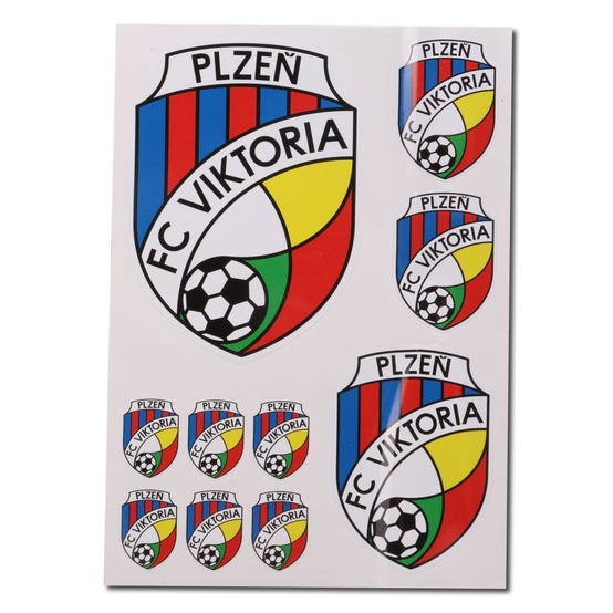 Samolepky logo FC Viktoria Plzeň – arch