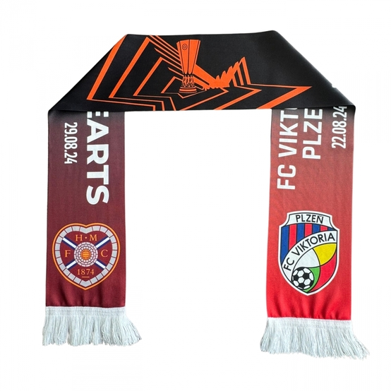 Šála tištěná Heart of Midlothian FC – Play-off UEL 2024/2025