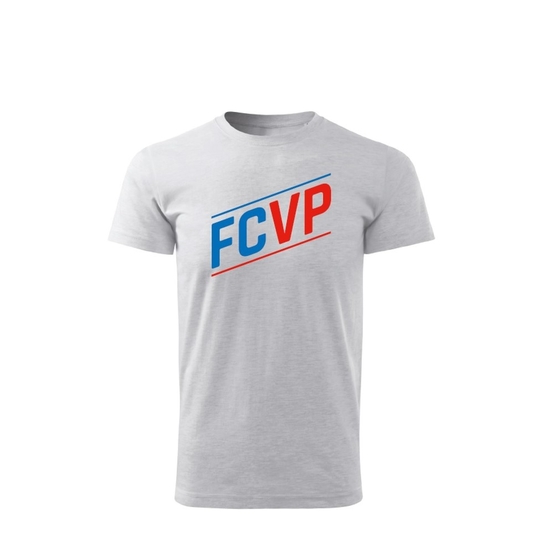 Tričko šedý melír  FCVP - pánské 