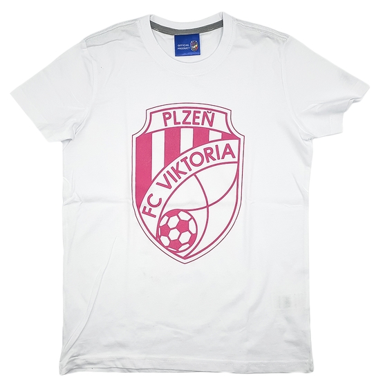 Tričko dětské bílé – růžové logo
