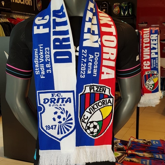 Šála pletená půlená FC Drita – 2. předkolo UECL 2023/2024